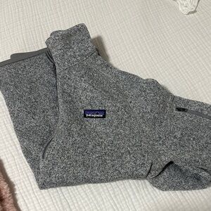 Patagonia Heather Gray 1/4 Zip Fleece